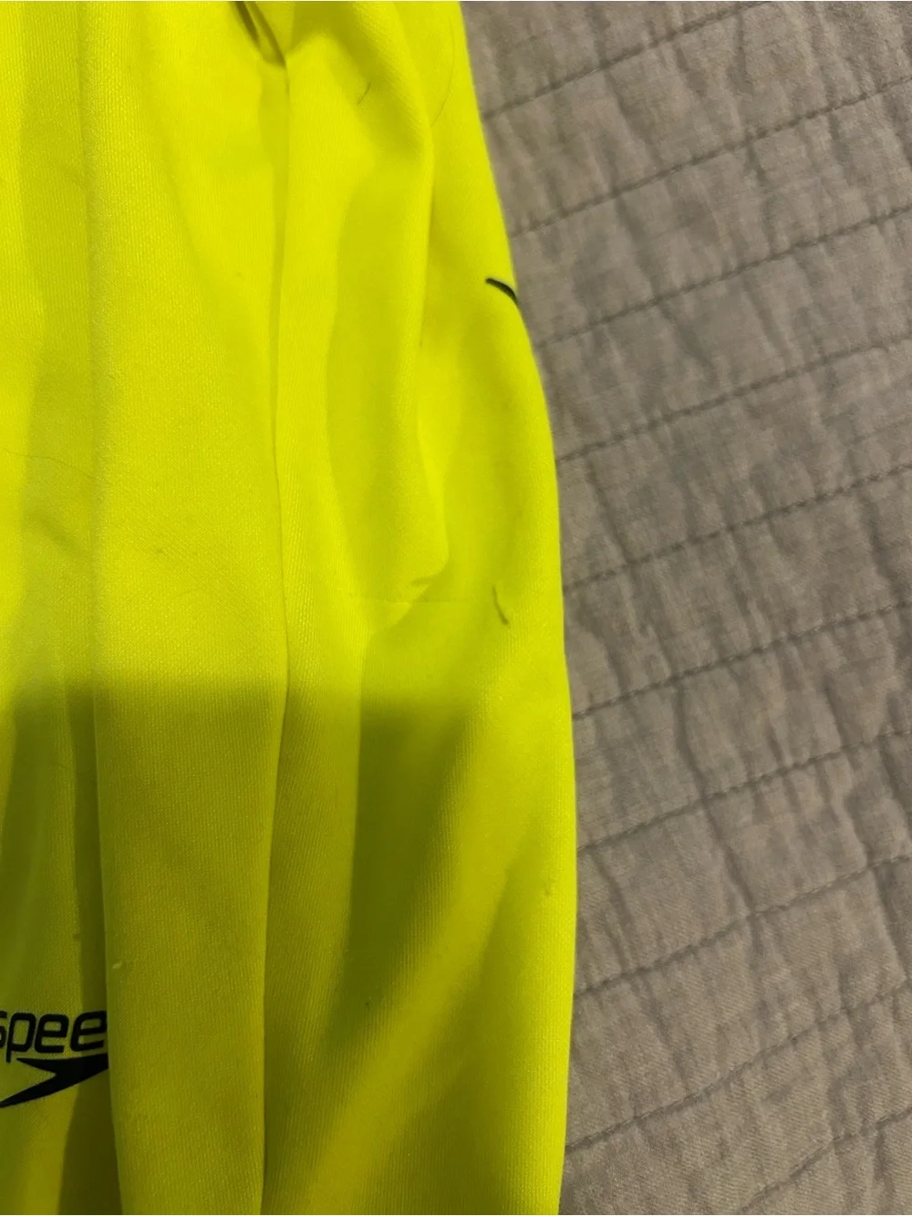Speedo Neon Yellow Kids Long-Sleeve Swim Rashguard